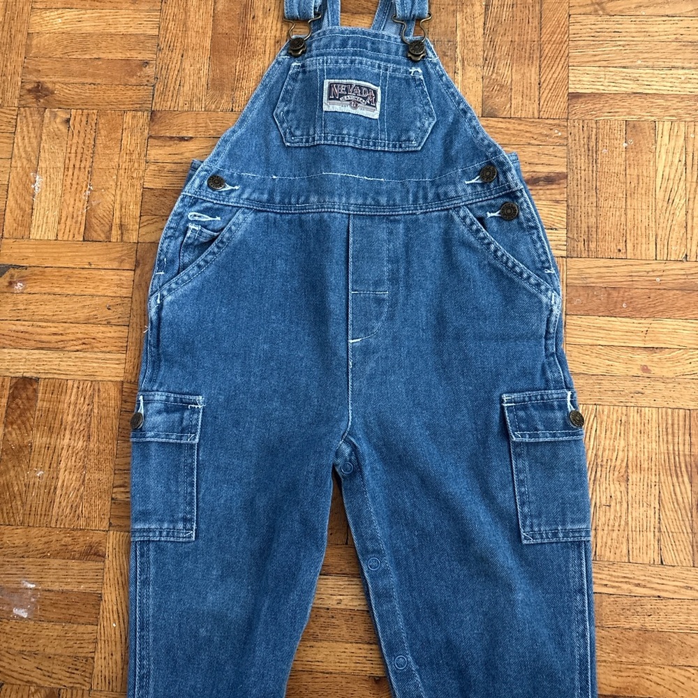 Kids' Denim Overalls - Classic Blue